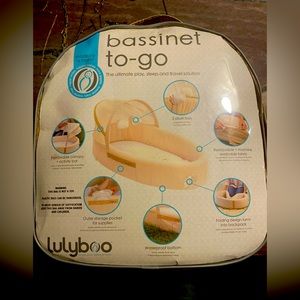Lulyboo Bassinet To-Go Indoor Outdoor Baby Lounger New, Never Used (Retail $90)